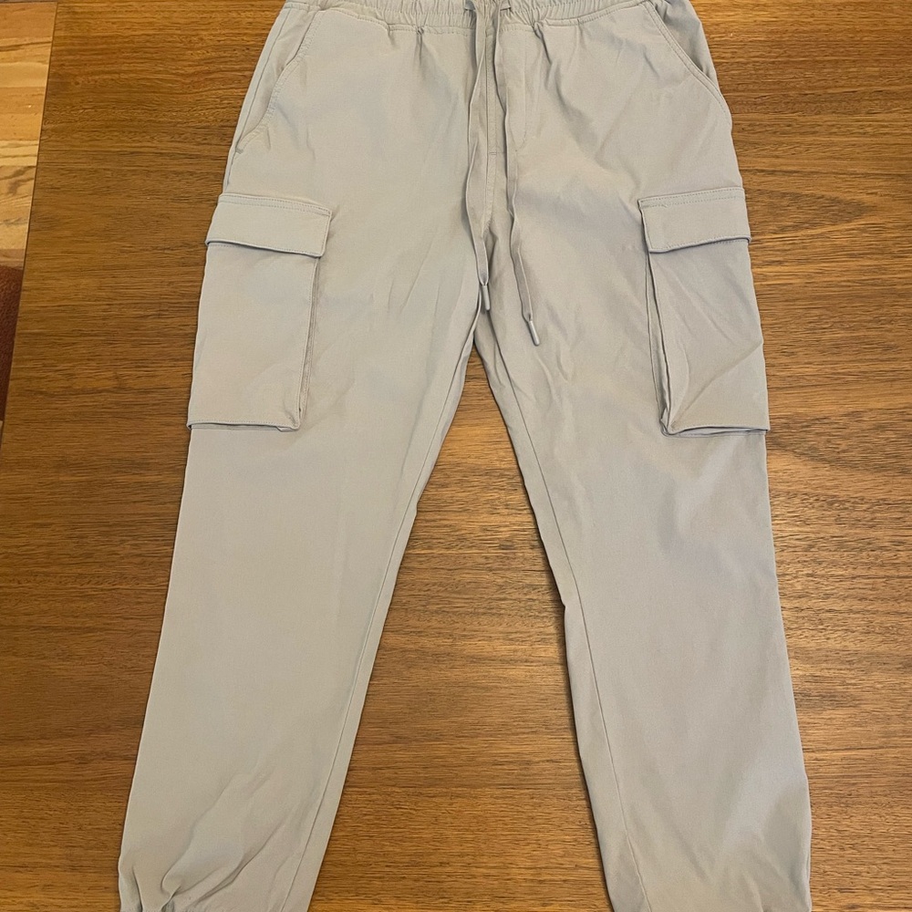 Men's Casual Gray Cargo Pants